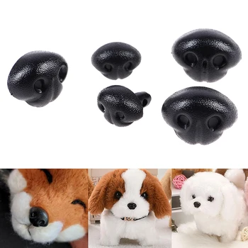 20buc Vii 15 mm/18mm/21mm Câine Negru Nasul Buna Plug-in de Animale din Plastic Nasul DIY Croșetat Jucărie Accesorii Papusa de Aprovizionare