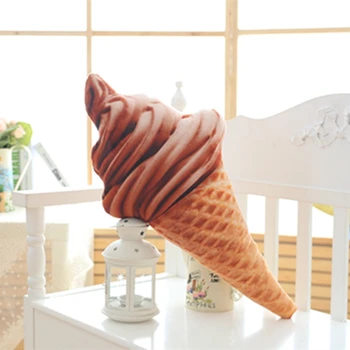 30CM Nou design 3D înghețată dulce pernă pernă masina talie suport perna Moale de Pluș Umplute Papusa Jucării Creative Perna