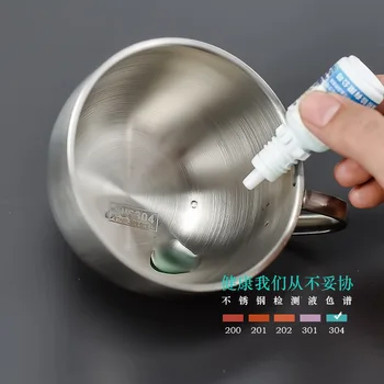 Ceașcă de cafea din oțel inoxidabil 304 de afaceri creative cadou personalizat de birou cu ureche de călcat marca cana de apa producătorii de cupa