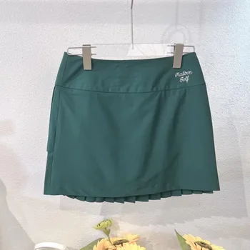 Noul golf pentru femei femei dublu-strat mic cutat imprimate pantaloni de pre-vânzare va fi livrat pe 15 iunie