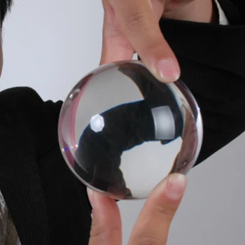 80MM Fotografie glob de Cristal Ornament FengShui Cuarț Magie Minge de Sticlă Decor Acasă Sfera Bola De Cristal Decoracion Hogar