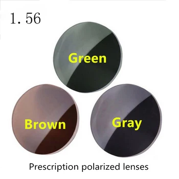 De înaltă calitate 1.56 index baza de prescriptie medicala ochelari de soare cu lentile polarizate Gri Verde Maro Galben 4 clolors Disponibile