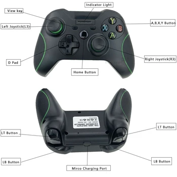 2.4 G Wireless Controller de Joc pentru Xbox One/PS3 Gamepad Joystick pentru PC Win7/8/10 Joypad Dropshipping