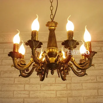 Modern de Fier, Alama Culoare Iluminat iluminat Candelabru Antic decor Lampă Candelabru de Fier pentru Candelabre Tavan