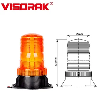 VISORAK 12V LED Strobe de Urgență Flash Far de Lumina Pentru Masina de Autobuz Școlar de Recoltat Tractor Stivuitor Camion cu Barca Excavator Vehicule