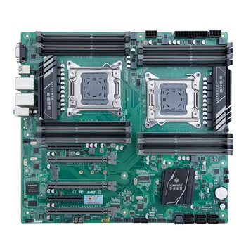 X79 Placa de baza Dual PROCESOR 16D pentru LGA 2011 REG ECC DDR3 1333 la 1600 1866MHz SATA3 USB3.0 E-ATX cu VGA