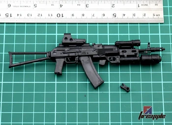 1:6 Scala AK74 Pușcă de Asalt Arma de Plastic Pistol Asamblat Modelul de 12