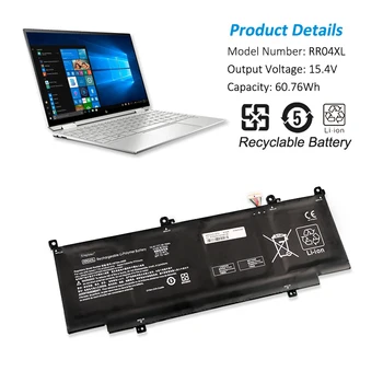 KingSener RR04XL L60373-005 Baterie Laptop Pentru HP Spectre X360 13-AW0900 13-AW0090CA 13-AW0003DX 13-AW0001LA 13-AW0001LM 60.76 WH