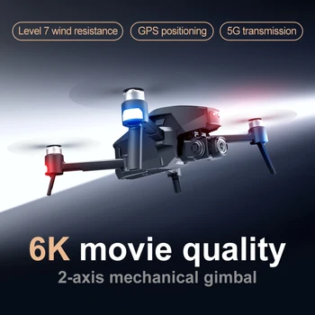 2022 M1 Pro 2 Drona 4k HD Mecanice 2-Axis Gimbal Camera 5G Wifi Gps Sistemul Suporta Card TF Drone Distanta de 3 km Băiat Jucărie Cadou
