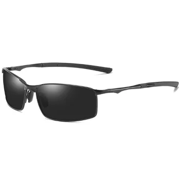 Brand Polarizat ochelari de Soare Pentru Barbati Clasic Oameni de Metal Pătrat de Conducere Ochelari de Soare de sex Masculin UV400 ochelari de soare Nuante gafas de sol hombre