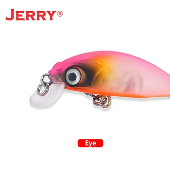 Jerry Pentru Spinning Ultralight Momeli de Pescuit Micro Nada Minnow Greu Momeala Scufundarea Lentă Jerkbait Crankbait Păstrăv Atrage Bas 45mm