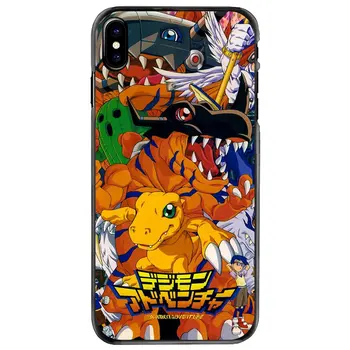 Pentru Apple iPhone 11 12 13 14 Pro Mini MAX 5 5S SE 6 6S 7 8 Plus 10 X XR XS Digimon Adventure Tri Japonia Anime Greu Telefonul Sac de Caz