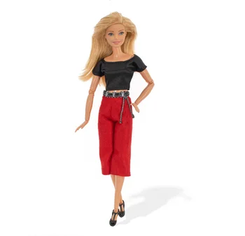 1 Seturi de Birou Doamnă Costume de Haine Pentru Barbiees Papusa Accesorii Costume Fusta T-shirt Pantaloni se Potrivesc 11.5 Inch Papusa Barbiees Fata