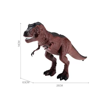 Electrice de Control de la Distanță Dinozaur Tyrannosaurus Rex, Triceratops Electric de Simulare de Animale Jucării Cu LED Ochii și Gura Deschisă
