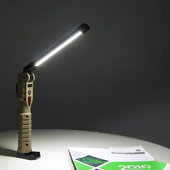 Pliere portabil Noapte Lumina de Lucru 7 Moduri de Iluminare de Încărcare USB Magnet Acasă Tabelul Desktop Lanterna Portabil Lampa