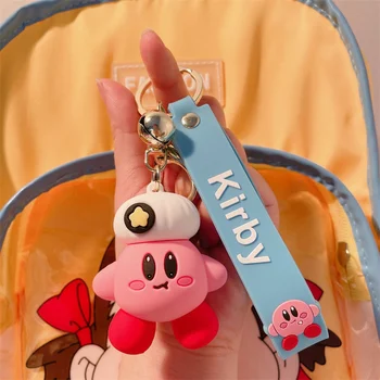 Anime Kirby Figura Kawaii Breloc Pandantiv pentru Sac de Desene animate Model Ornament Decor Masina Jucării Drăguț pentru Fete Ziua de nastere Cadouri pentru Copii