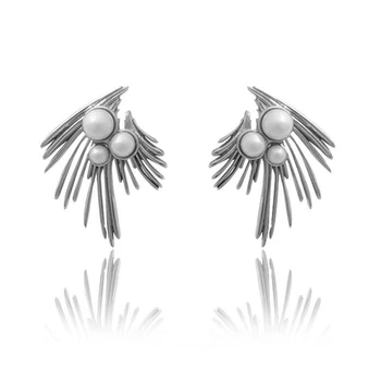 Kshmir 2022 unic cercei de sex feminin abstract design neregulate sens stud cupru metal pearl cercei bijuterii accesorii cadou