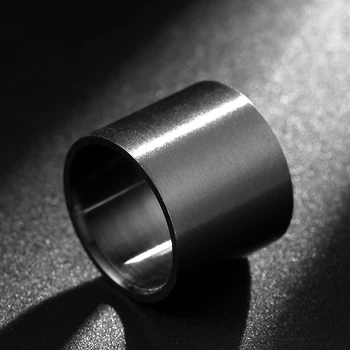 MANGOSKY 18mm Inel de Titan pentru Bărbați și Femei Personalizate Inel Personaliza Inelul Gravat Inel Personalizat Fotografie Inel