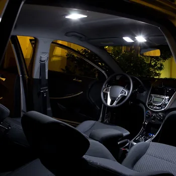 9X Alb Canbus led-uri Auto de interior lumini Pachet Kit pentru 2013- 2017 2018 2019 Hyundai Santa Fe led-uri de interior Dome Portbagaj lumini