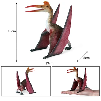 13cm Simulare de Animale Sălbatice ABS Static Realiste Dinozaur Pterosaur Cifrele de Acțiune de Colectare de jucării Educative pentru copii de Cadou