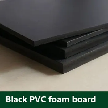 5pcs Negru zăpadă, placa PVC spuma de bord nisip de construcție masa model de a face manual diy materiale 200*300mm