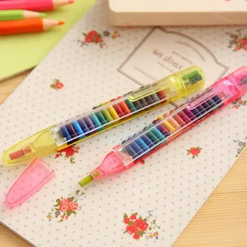 20Colors Non-toxice Creion Set pentru Copii Elevii de Desen, Pictura 20 de culori Desen Creion Rechizite Școlare