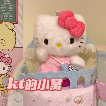 Kawaii Sanrios Accesorii Hello Kittys Nou De Desene Animate Drăguț Papusa De Plus Pandantiv Decor Păpuși Anime Fete Cadou De Ziua De Nastere