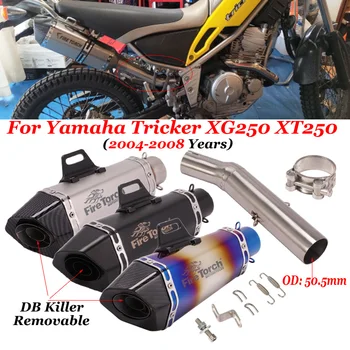 Alunecare Pentru Yamaha Tricker XG250 XT250 XG XT 250 2004 - 2008 Motocicleta de Evacuare de Evacuare a Modifica Link-ul de Țeavă Moto Toba DB Killer