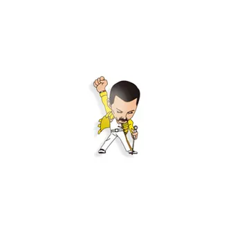 SONGDA-Freddie Mercury Trupa Fotografie Broșe Ace Acrilice Trupa Rock Cântăreață Rece Gest Fotografie Pin Rever Insigna Pentru Fanii Cadouri