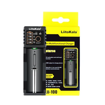 LiitoKala Lii-100 Lii-100B 18650 Baterie Încărcător inteligent Pentru 26650/18350/16340/18500/AA/AAA 3.7 V, 1.2 V, 3.2 V baterie LiFePO4