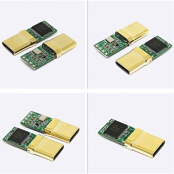 USB-C Plug de sex Masculin, Decoder Chip ALC5686, Placat cu Aur 1U, 32Bit 384Khz conector Audio, Conector Încărcare Rapidă DIY Adaptor