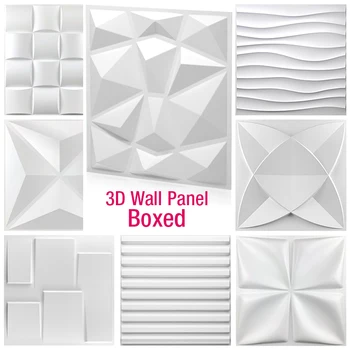 30x30cm casa de perete renovare geometrice 3D panou de perete non-auto-adeziv 3D autocolant de perete de artă faianta tapet camera de baie tavan