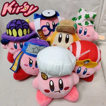 8PCS/Set Desene animate Kirby Jucarii de Plus, Perna Umplute Anime Joc Drăguț Papusa Drăguț Decor Camera Peluche Jucarii pentru Copii Festivalul de Cadouri