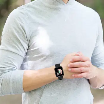 Respirabil Curea De Ceas Silicon Pentru Xiaomi Redmi Mi Watch Lite Versiune Globală Ceas Inteligent De Înlocuire Sport Brățară Brățară