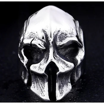 Personalitate Punk, Heavy Metal Knight Craniu Inel pentru Barbati Rock Hip Hop de Bijuterii Cadou