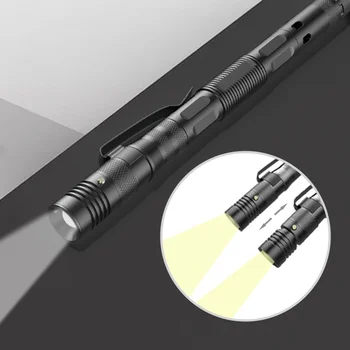 Multifunctional Tactical Pen Auto-Apărare Pentru Femei Apărarea Lanterna Aluminiu Șurubelniță Tirbușon Proteja De Supraviețuire Accesorii