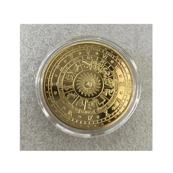 Tarot care Doresc Monedă Comemorativă Sun Moon Constelație Moneda Feng Shui Monede de colecție Ajuta Oamenii Cred Lucruri.cx