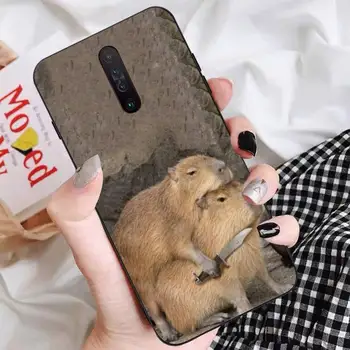 Animale Amuzant Capybara Bling Telefon Caz pentru Redmi 5 6 7 8 9 O 5plus K20 4X S2 MERGE 6 K30 pro
