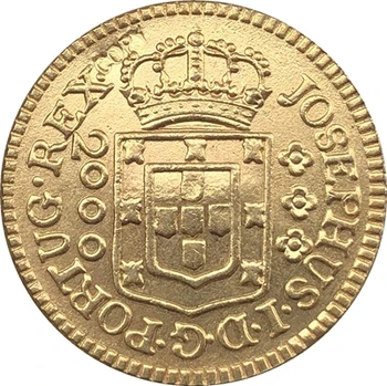 1773 Brazilia 2000 Reis monede COPIE