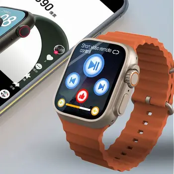NOUL Ceas Inteligent X8+ Ultra apelare Bluetooth Smartwatch de Măsurare a Temperaturii de Monitorizare a Sănătății Bărbați Femei Brățară de Fitness