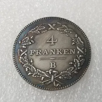 1801 Sweseland Alama Placat Cu Argint Silver Dollar Coin Copia Fisei #135