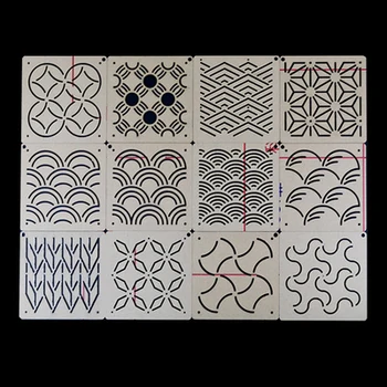 Kit de broderie mozaic Mână cont de cusut, instrumente de Desen Quilting conducător Acrilice Sashiko design mucegai Șablon