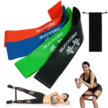 6 Nivelul De Exerciții De Rezistență Buclă Benzi Sală De Gimnastică Acasă Yoga De Fitness Latex Natural Trage Puterea De Formare Benzi