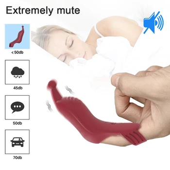 Degetul Maneca Vibrator pentru Femei punctul G Orgasm Puternic Stimulator Clitoris sex Feminin Vibratoare Lesbiene Jucarii Sexuale pentru Adulti 18