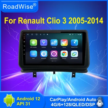 2 din Android Radio Auto Multimedia Pentru Renault Clio3 Clio 3 2005 - Carplay 4G Wifi stereo GPS DVD IPS DSP Nu 2din autoradio