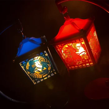 Original Autentic STRIGA Capsulă Jucării Drăguț Kawaii Lanternă Chineză Lumina de Noapte Animal Pisica Iepure Kitty Ornamente Gashapon Modele