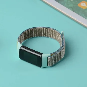Nailon Bucla Curea Pentru Fitbit Charge 5 Original Smart Sport Confortabil Bratara Correa Pentru Fitbit Charge 5 Respirabil Bratara