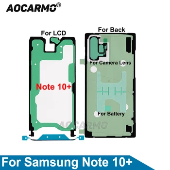 Pentru Samsung Galaxy Nota 10+ Plus Set Complet de Adeziv pe Ecranul LCD Caseta Bateriei Sticker Rama de Acoperire Lentilă aparat de Fotografiat Adeziv rezistent la apa