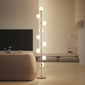 Modernă cu LED-uri lămpi de podea camera de zi în picioare lumini noptiera iluminare home deco corpuri de iluminat Nordic dormitor corpuri de iluminat