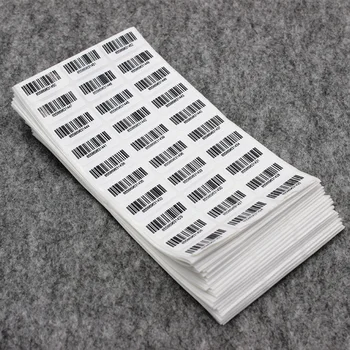 1000pcs cod de Bare adeziv de funcționare numărul de Conducte de Numere de coduri de Bare Inventar Autocolante Adezive Personalizate de hârtie autocolant